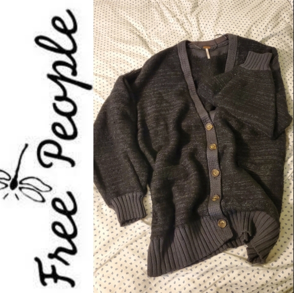 Free People Sweaters - FREE PEOPLE Oversized Cardigan NWT Size S